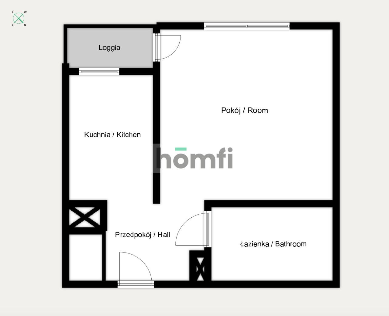 1-room | separate kitchen | balcony | 8th floor - Квартира - Продаж - Kraków, Nowa Huta / Czyżyny