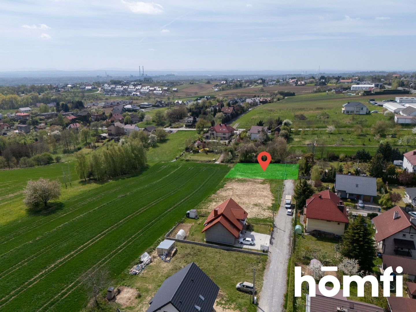 Plot with Permit for a Semi-Detached House / Dojazdów - Plot - Sale - Krakowski, Kocmyrzów-Luborzyca / Dojazdów