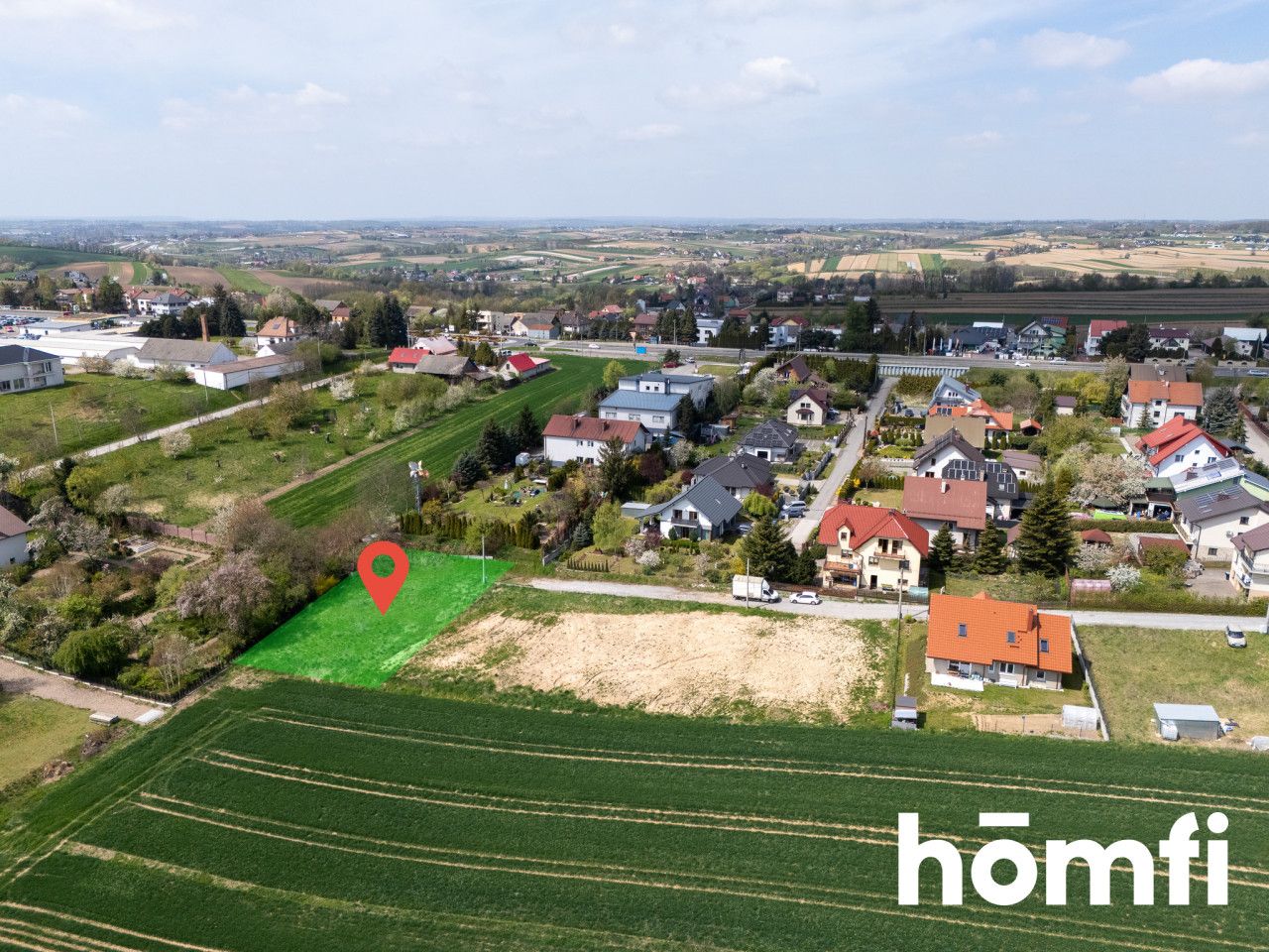 Plot with Permit for a Semi-Detached House / Dojazdów - Plot - Sale - Krakowski, Kocmyrzów-Luborzyca / Dojazdów