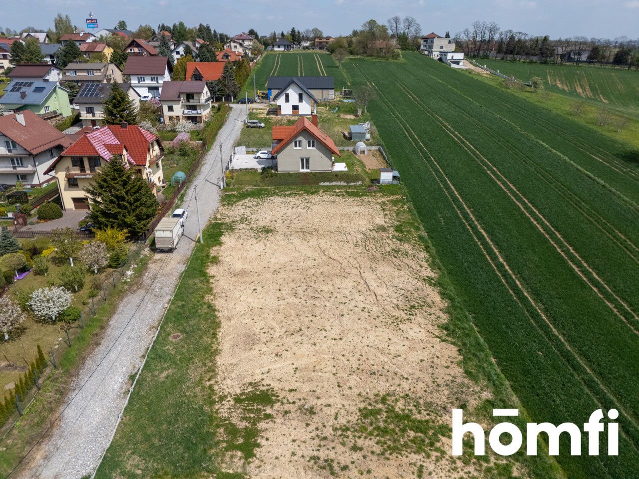 Plot with Permit for a Semi-Detached House / Dojazdów - Plot - Sale - Krakowski, Kocmyrzów-Luborzyca / Dojazdów