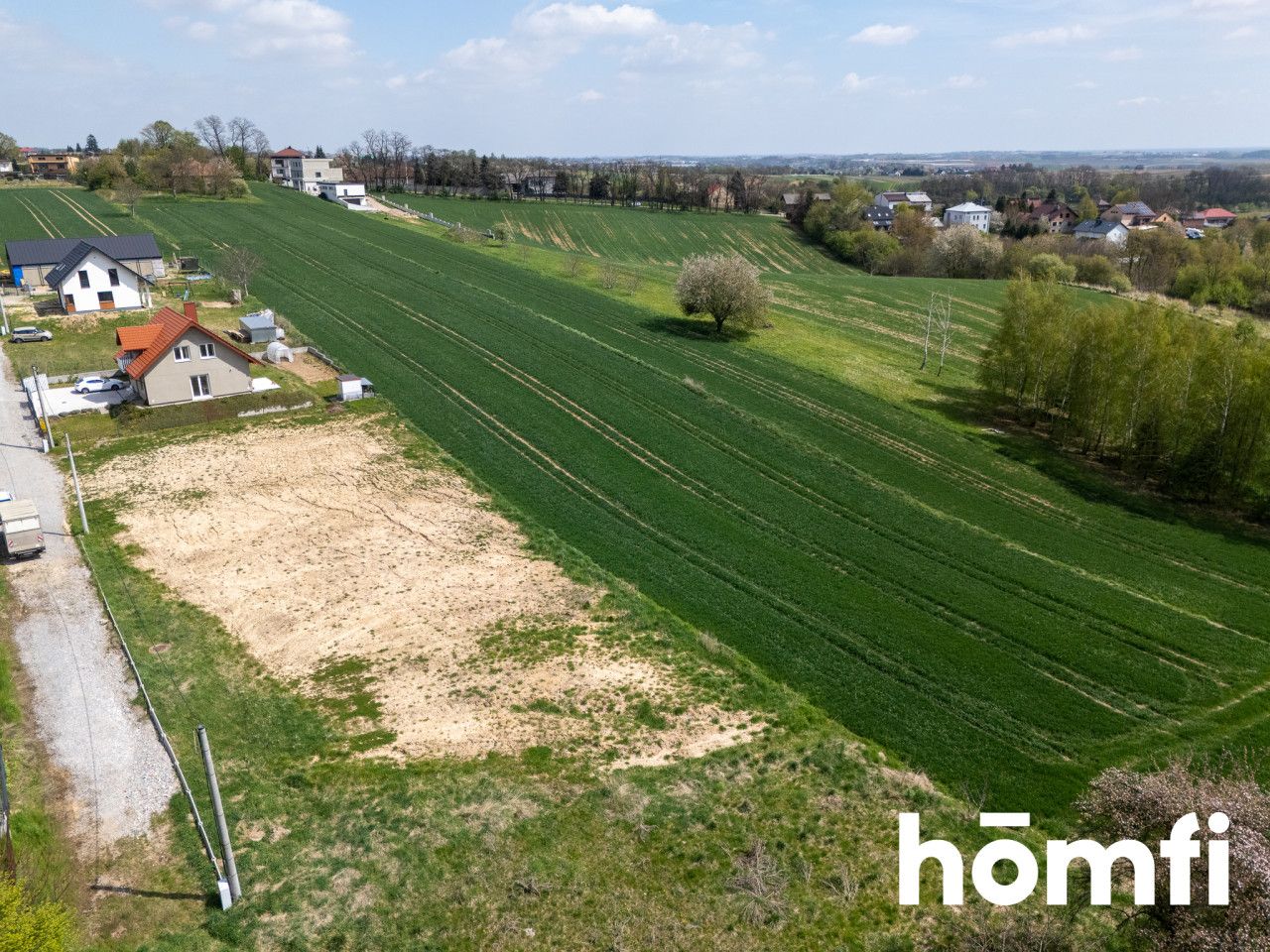 Plot with Permit for a Semi-Detached House / Dojazdów - Plot - Sale - Krakowski, Kocmyrzów-Luborzyca / Dojazdów