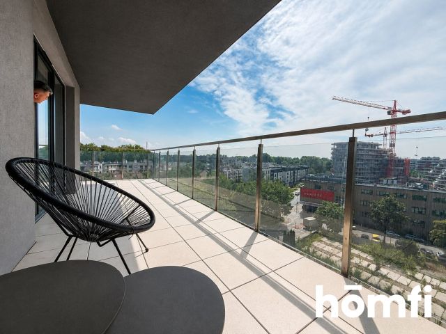 2 pokoje | Przy Wiślanych Tarasach | Balkon - Mieszkanie - Wynajem - Kraków, Śródmieście / Grzegórzki