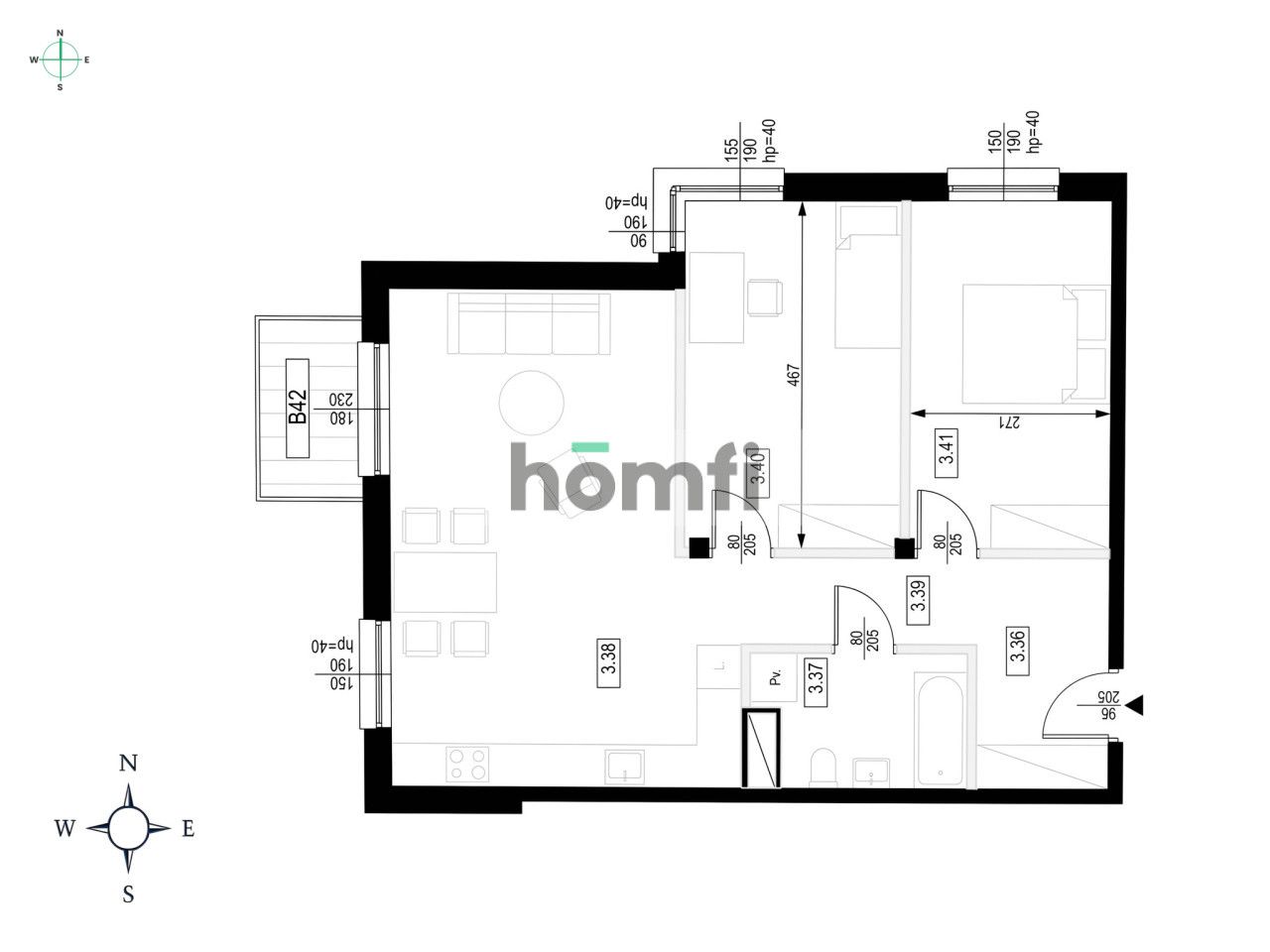 New build apartment in a quiet part of Pogoń, Sosnowiec - Apartment - Sale - Sosnowiec