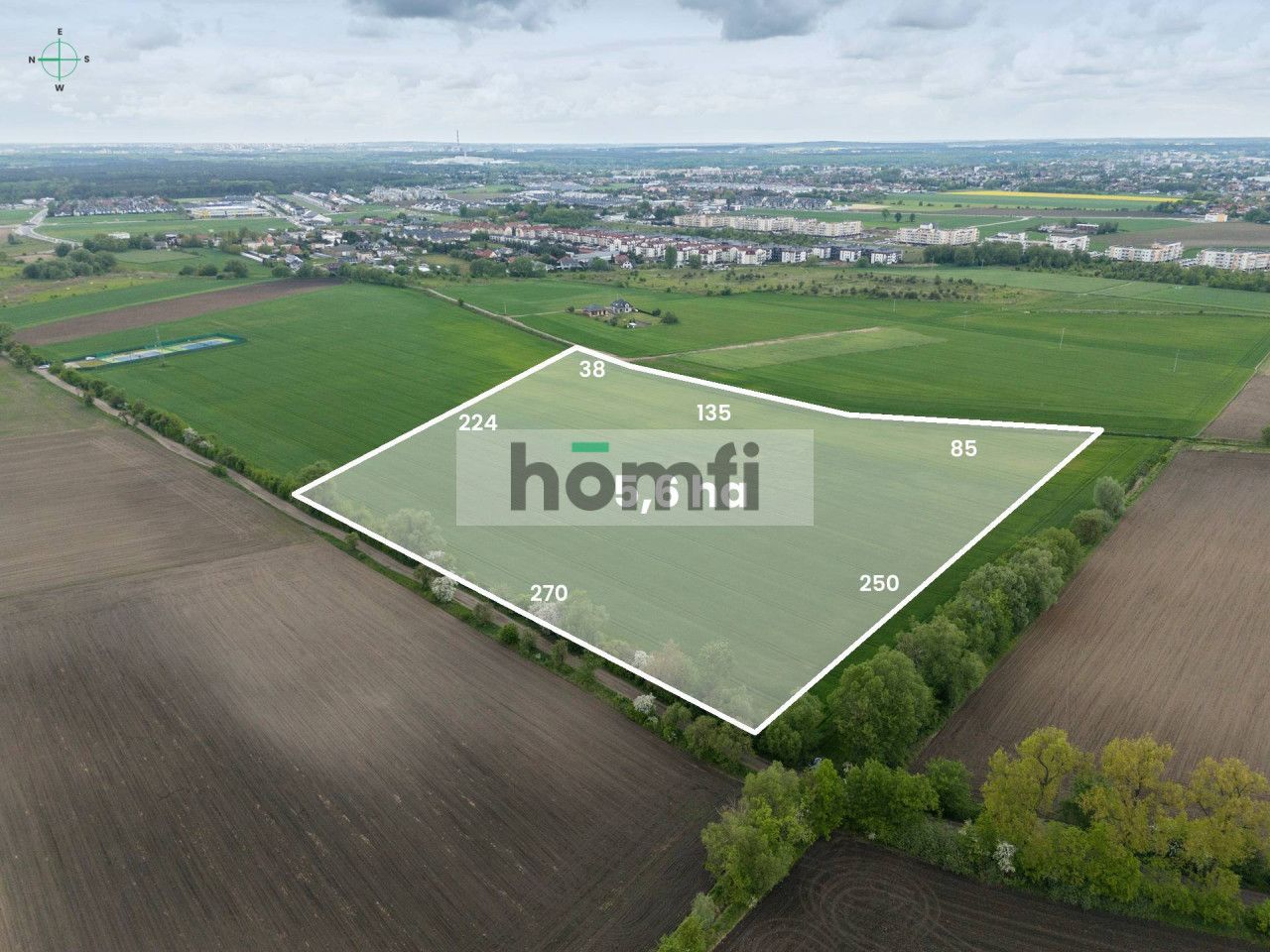 Zoned commercial plot (Education / Sport / Recreation) | Poznań Metropolitan Area - Plot - Sale - Poznański, Swarzędz / Zalasewo