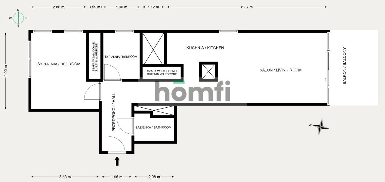 3 ROOMS WITH MOUNTAIN VIEWS | BIELSKO-BIAŁA - Квартира - Продаж - Bielsko-Biała, Kamienica