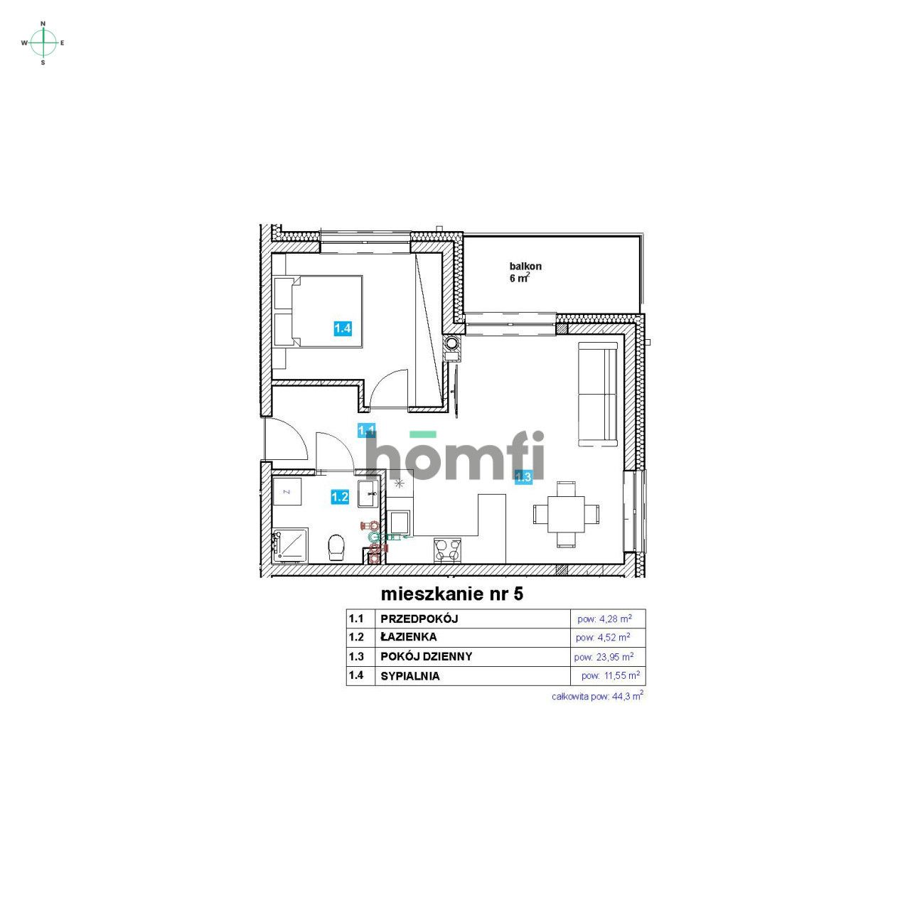 2-ROOM APARTMENT WITH COMPLETE FLEXIBILITY IN INTERIOR DESIGN - Apartment - Sale - Bielsko-Biała, Olszówka Dolna