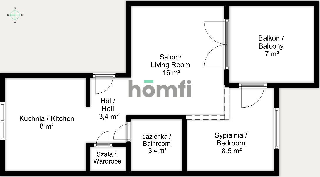 40 M² | PROJEKTANT DISTRICT | BALCONY | BASEMENT - Apartment - Rent - Rzeszów, Franciszka Kotuli
