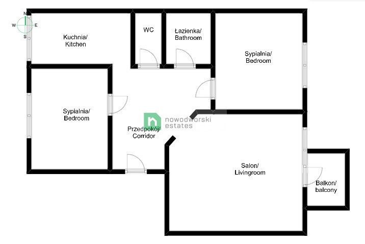 For rent 3 room apartement Pachońskiego - Apartment - Rent - Kraków, Krowodrza / Prądnik Biały