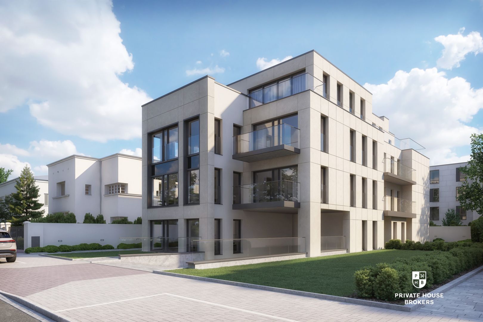 Unique 3 bedroom apartment with private garden in unique location near Błonia Park - Focha 31 Apartments - Apartment - Sale - Kraków, Krowodrza / Zwierzyniec
