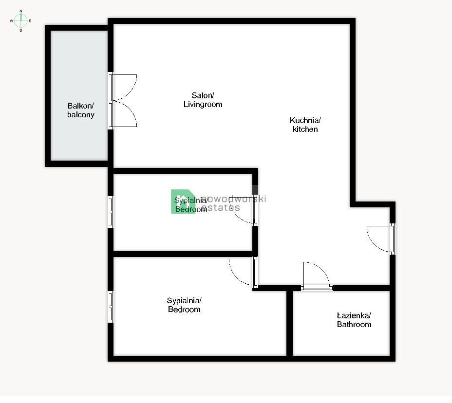 For rent new 3 room apartment Ruczaj, HSBC - Apartment - Rent - Kraków, Ruczaj