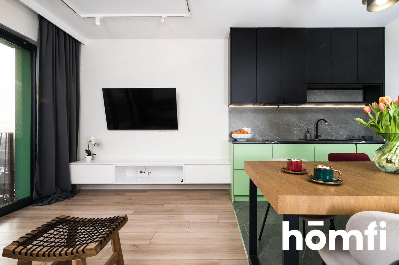 A 62-meter apartment for rent with a balcony, a storage room and a parking space in the underground garage at Kompozytorów Stree - Apartment - Rent - Kraków, Krowodrza / Bronowice Małe