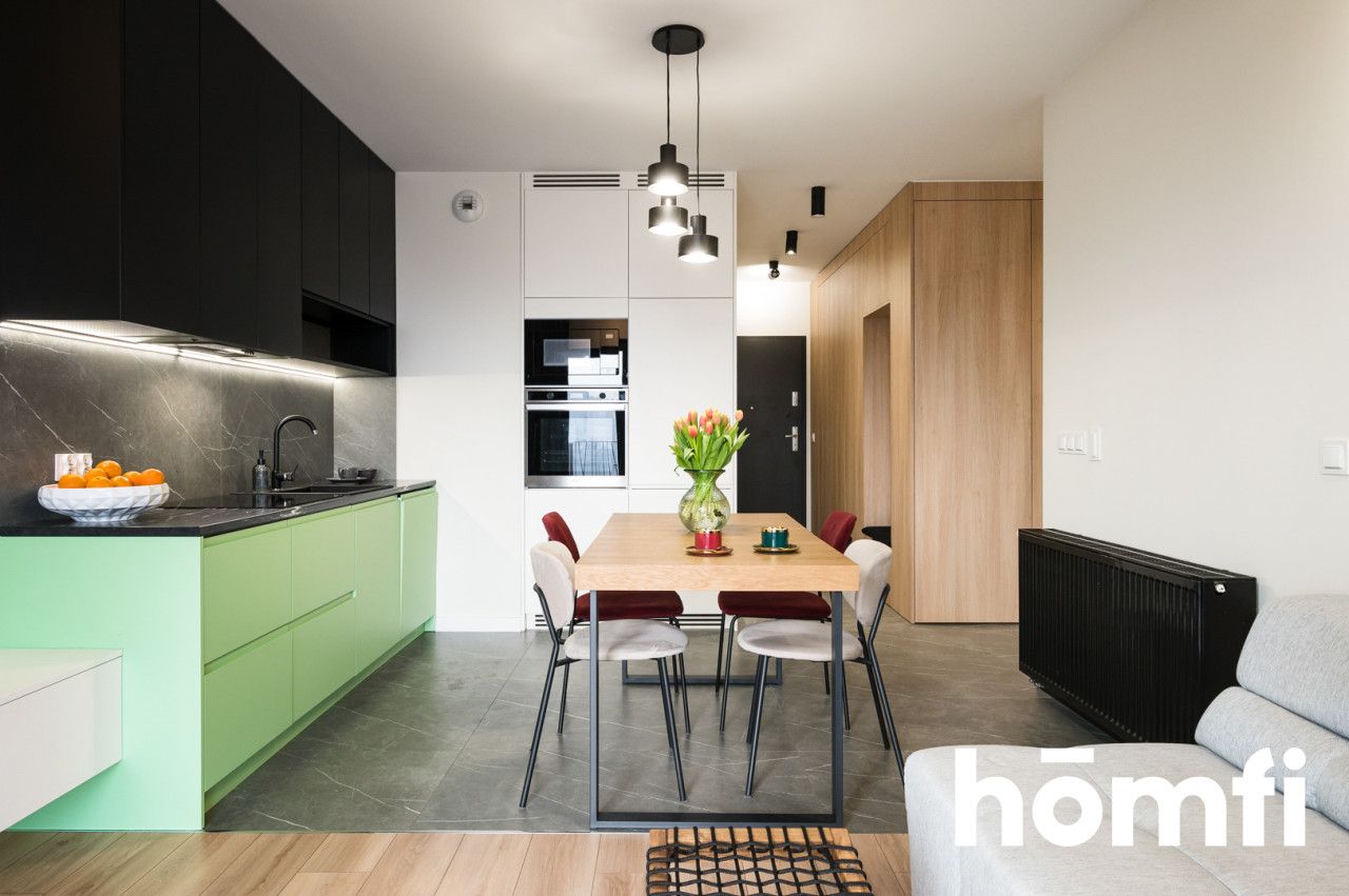 A 62-meter apartment for rent with a balcony, a storage room and a parking space in the underground garage at Kompozytorów Stree - Apartment - Rent - Kraków, Krowodrza / Bronowice Małe