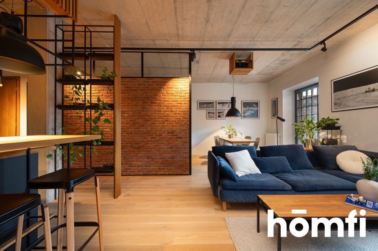 Lofty w Młynie | Spacious 60 sqm with an Industrial Vibe | Zablocie - Apartment - Sale - Kraków, Podgórze