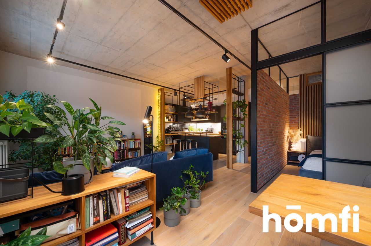 Lofty w Młynie | Spacious 60 sqm with an Industrial Vibe | Zablocie - Apartment - Sale - Kraków, Podgórze