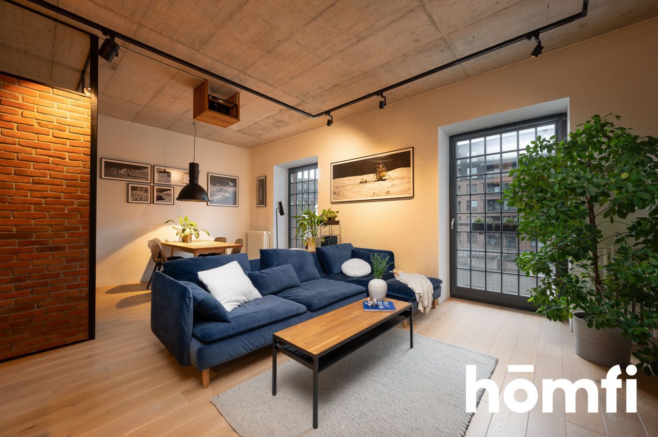 Lofty w Młynie | Spacious 60 sqm with an Industrial Vibe | Zablocie - Apartment - Sale - Kraków, Podgórze