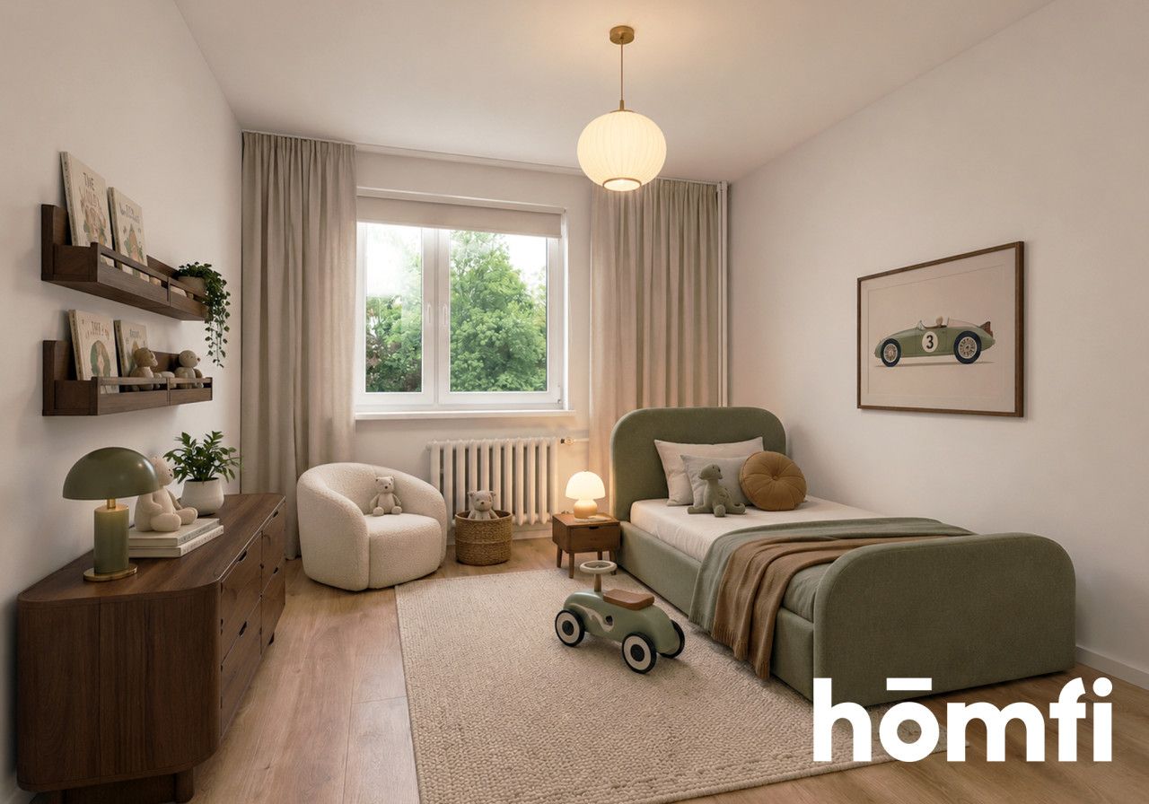 3-room apartment with a separate kitchen and a view of the greenery - next to the park - Квартира - Продаж - Kraków, Podgórze / Prokocim