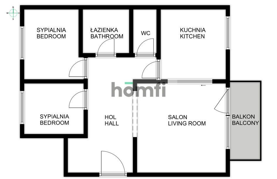 Distributed flat for rent! - Apartment - Rent - Wrocław, Fabryczna / Maślice