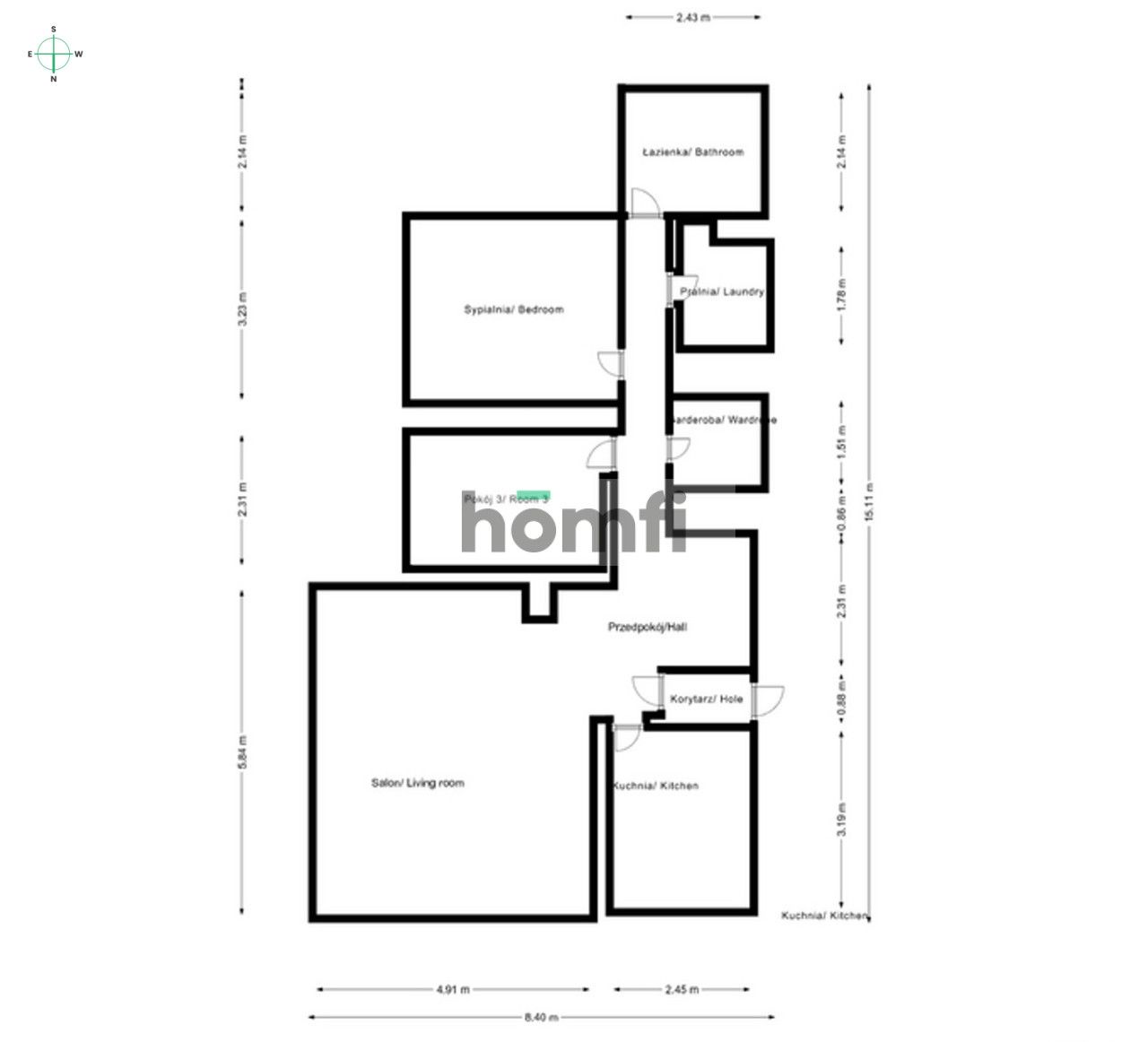 3 ROOMS | GARDEN | GARAGE | 2 PARKING SPACES - Квартира - Оренда - Wrocławski, Kąty Wrocławskie