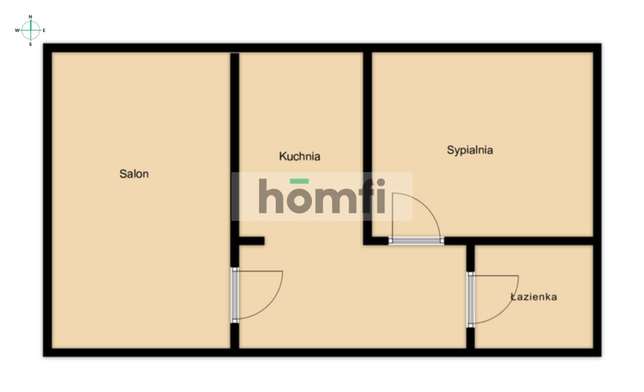 Żoliborz, Włościańska St. | 2 Rooms | 42 sqm - Квартира - Продаж - Warszawa, Żoliborz / Sady Żoliborskie