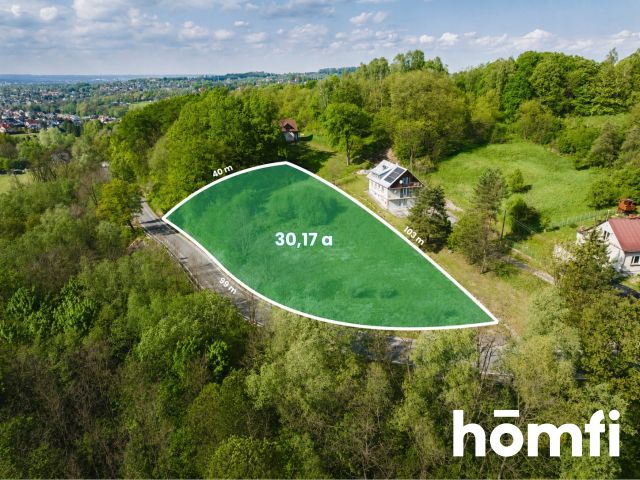 30.17 ares | building plot | surrounded by greenery | Wrząsowice, Świątniki Górne - Plot - Sale - Krakowski, Świątniki Górne / Wrząsowice