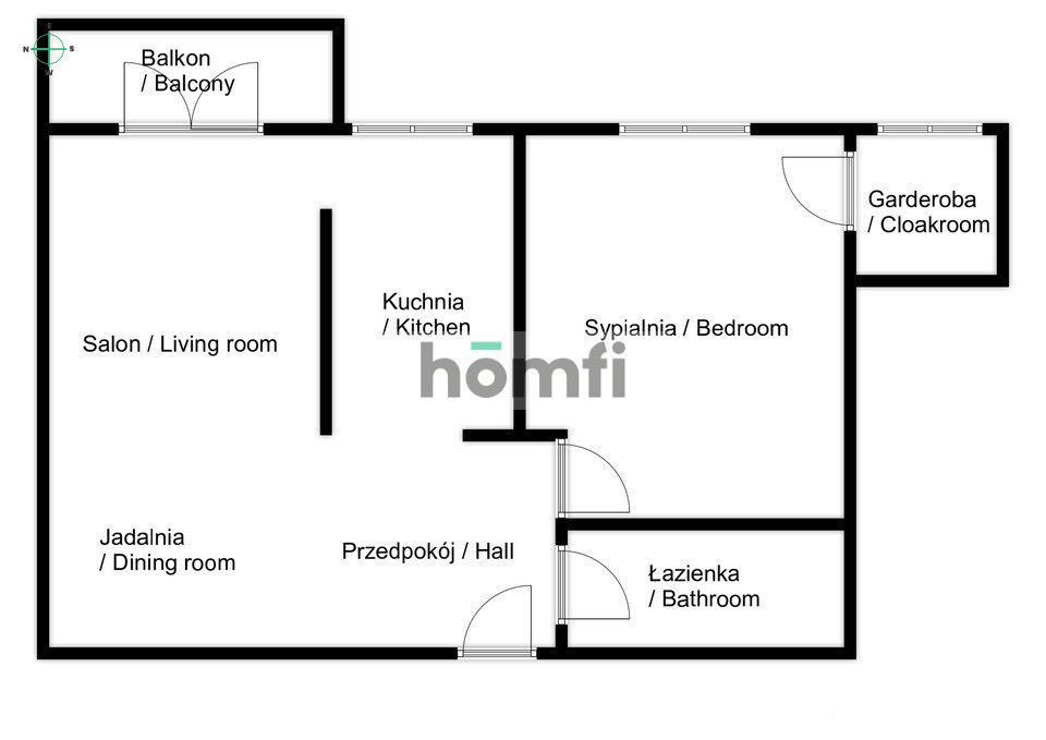 2 rooms apartment with air conditiong | Rondo Matecznego - Apartment - Rent - Kraków, Podgórze