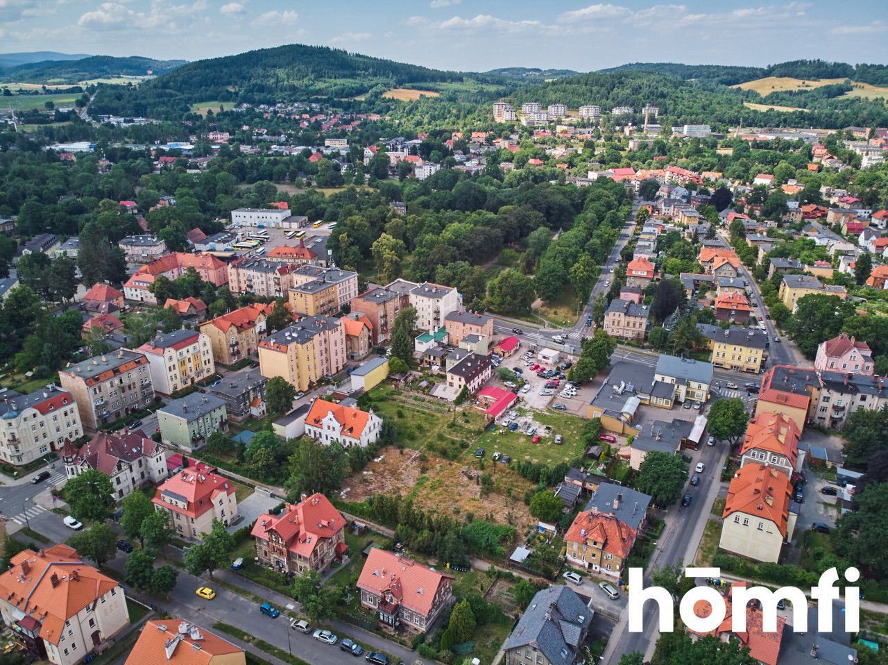 A plot of land for sale, 800 m from the Market Square in Jelenia Góra 4 295 000 PLN - Plot - Sale - Jelenia Góra, Centrum