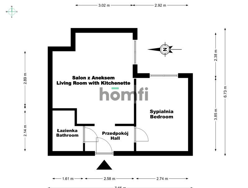 Spacious 2 Rooms in a Heart of Mokotów - Квартира - Продаж - Warszawa, Mokotów / Ksawerów