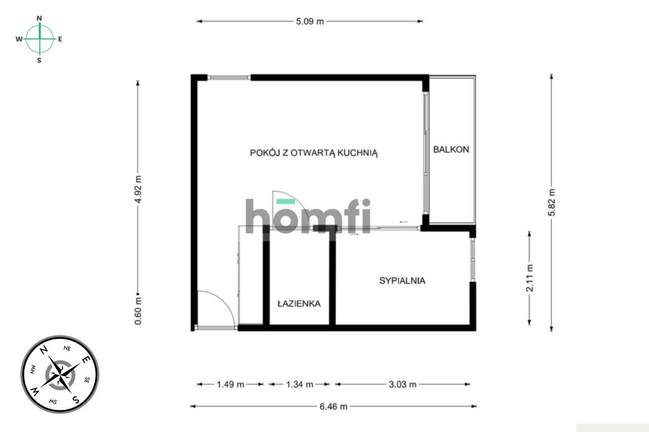 Cozy, Move-In Ready 1-Bed with a Balcony in the Heart of the City - Квартира - Продаж - Sosnowiec, Centrum