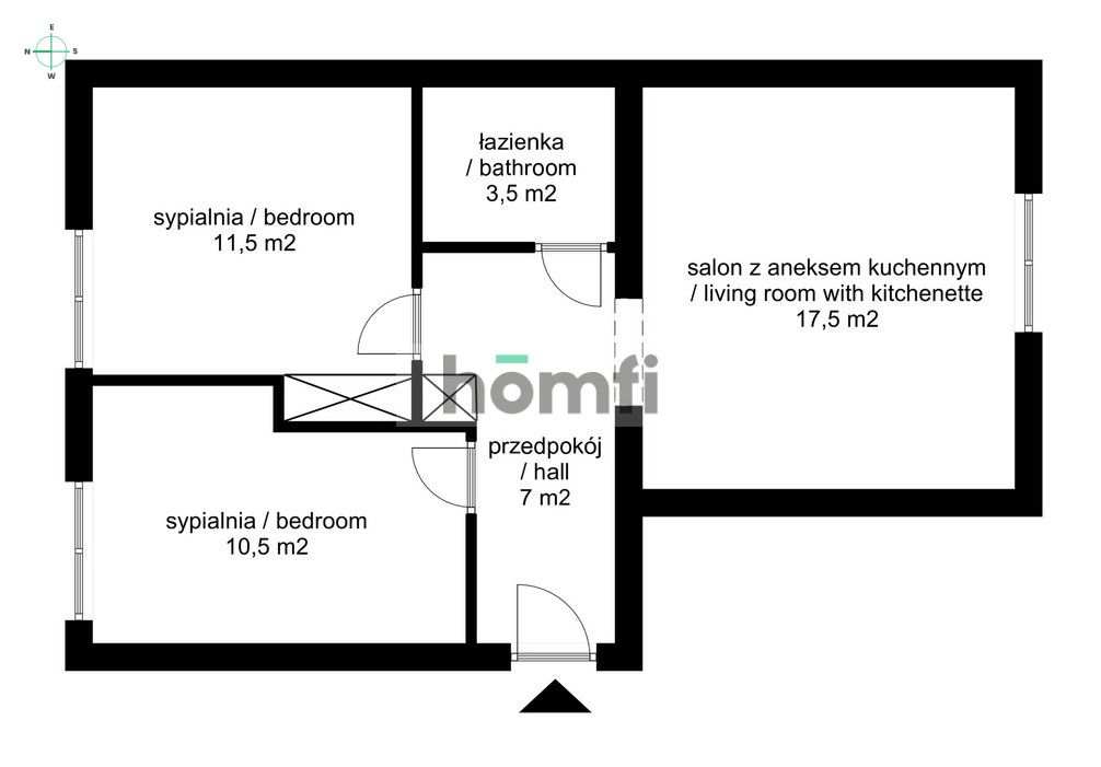 Central Square | modern 3 rooms | elevator - Apartment - Rent - Kraków, Nowa Huta