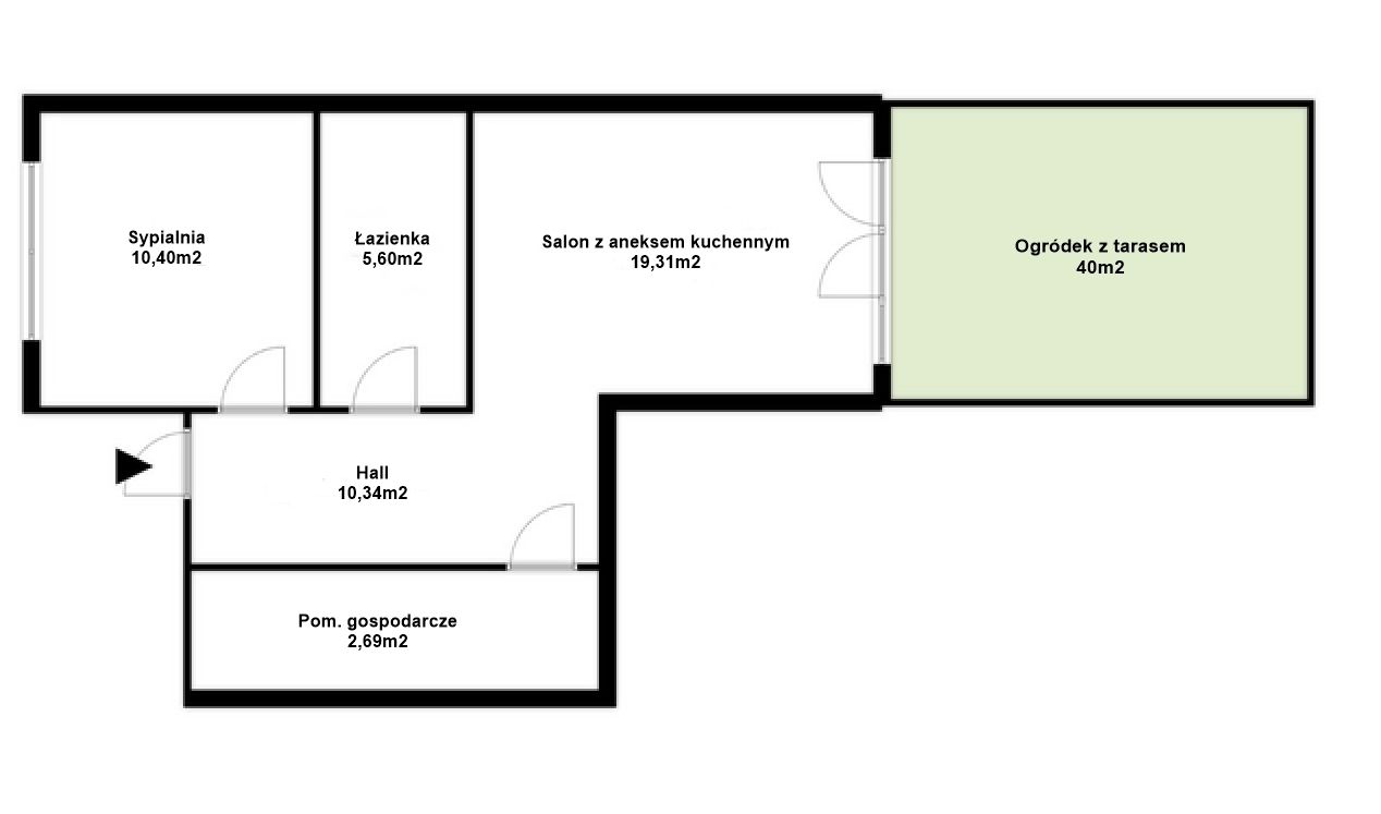 Apartment with a Garden Near the University|Keys in 2026 - Квартира - Продаж - Rzeszów, Drabinianka