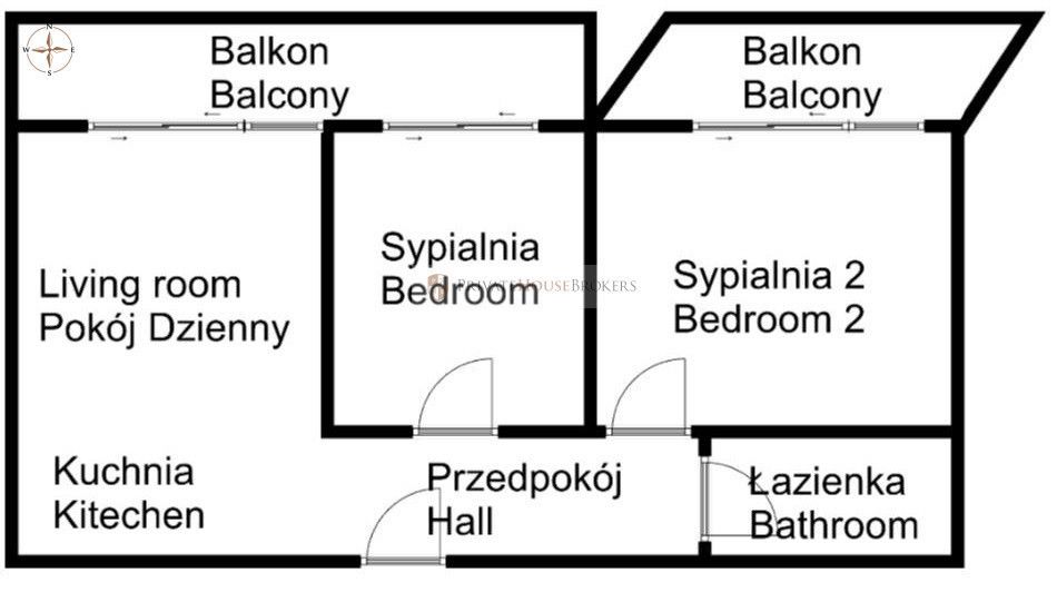 Air-conditioned 70 m2 apartment in the Tarasy Verona investment, Bronowice - Apartment - Rent - Kraków, Krowodrza / Bronowice