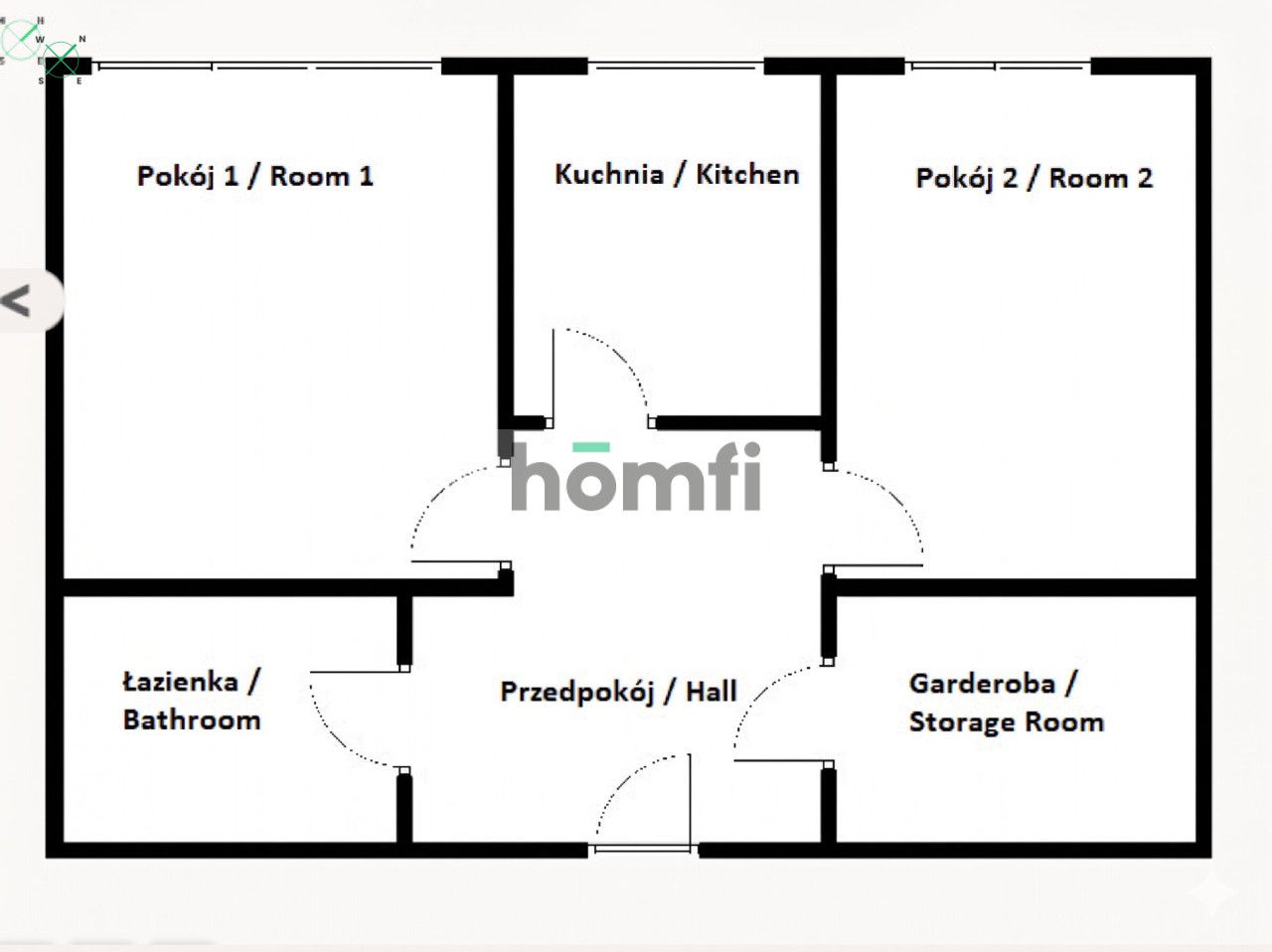 51m² next to Park Reduta | 2 rooms + separate kitchen | storage unit included - Квартира - Оренда - Kraków, Śródmieście / Prądnik Czerwony
