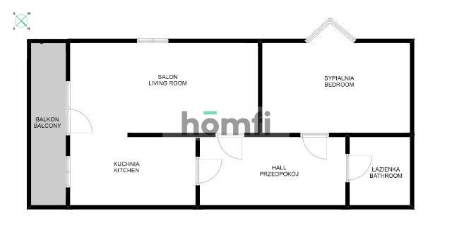 Na wynajem: Wyremontowane 2 pokoje (55 m²) z parkingiem | Ruczaj - Mieszkanie - Wynajem - Kraków, Ruczaj