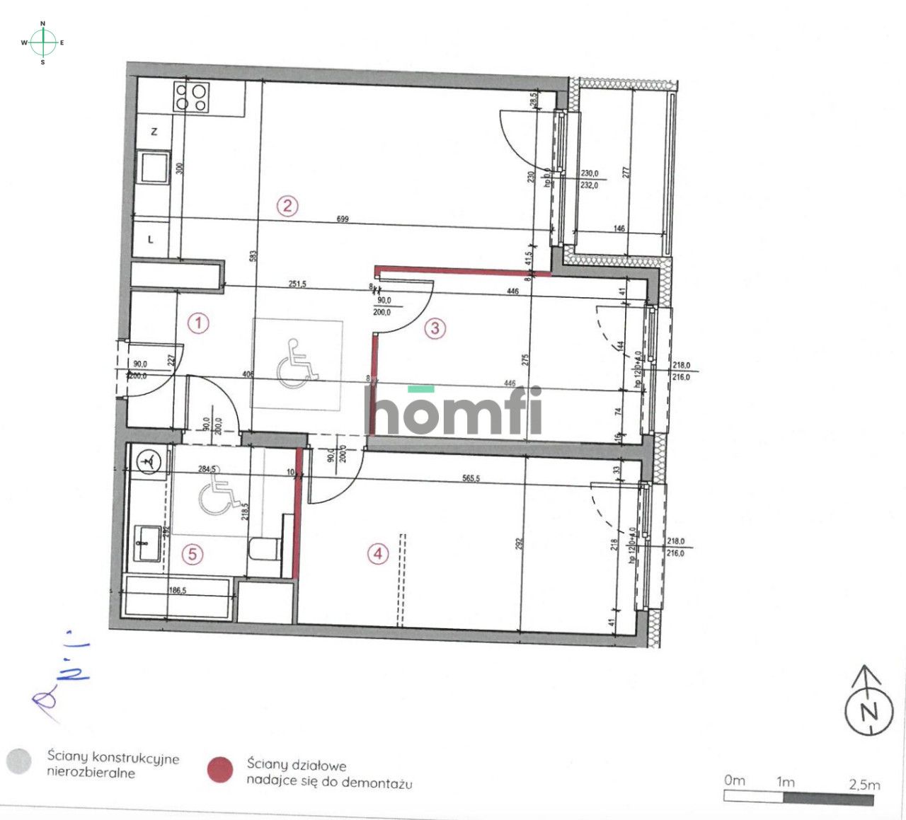 Spacious 3-room apartment with a large bathroom - Apartment - Sale - Poznań, Stare Miasto