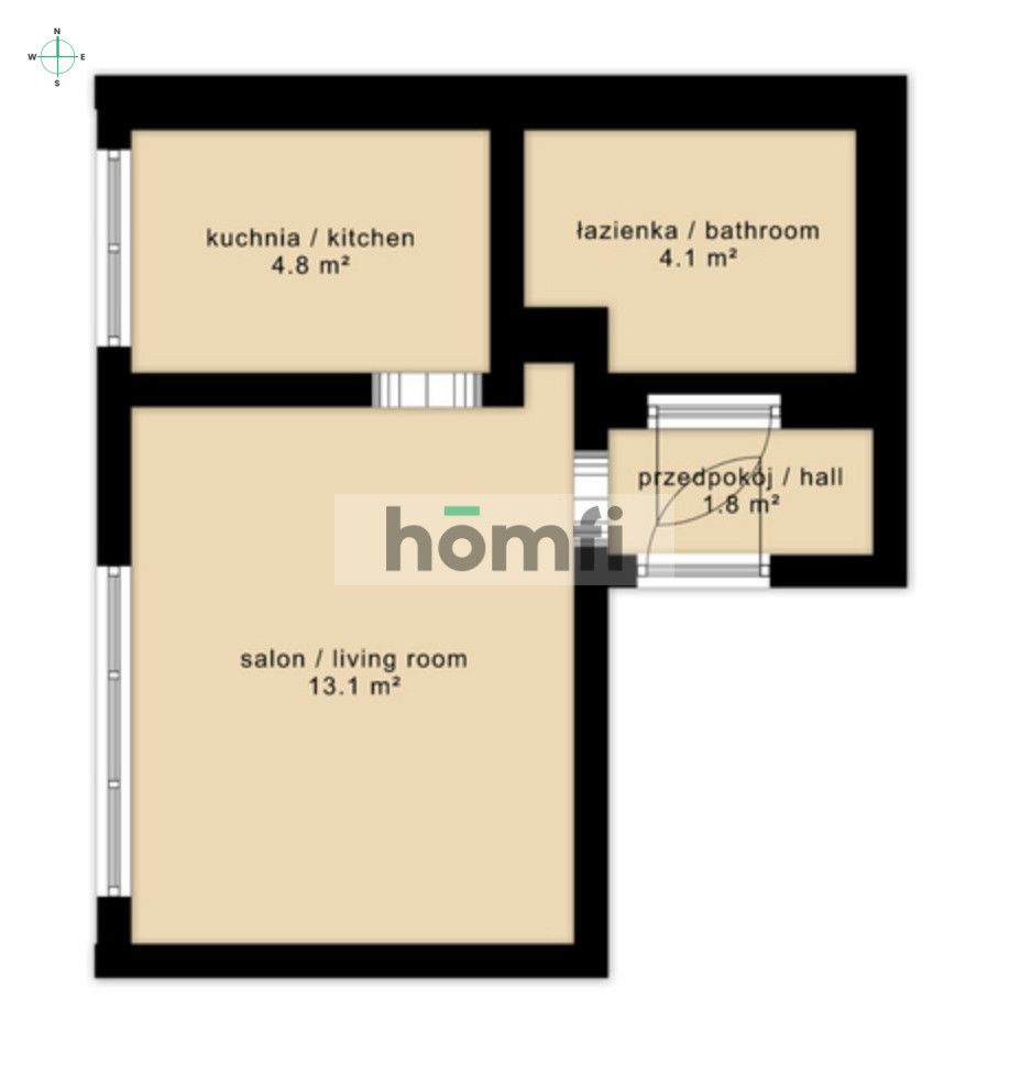 Cozy studio apartment | great location | Pereca Street - Apartment - Rent - Wrocław