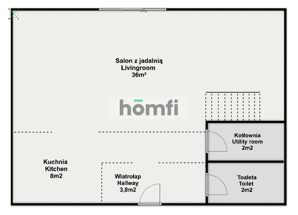 Szereg 100 m² z ogrodem | Iwiny z widokiem na park - Dom - Sprzedaż - Wrocławski, Siechnice / Iwiny