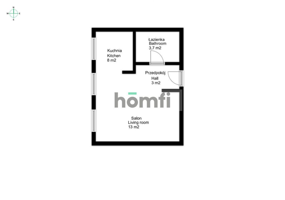 Studio Apartment with Garage | Okulickiego - Apartment - Rent - Kraków, Nowa Huta / Bieńczyce