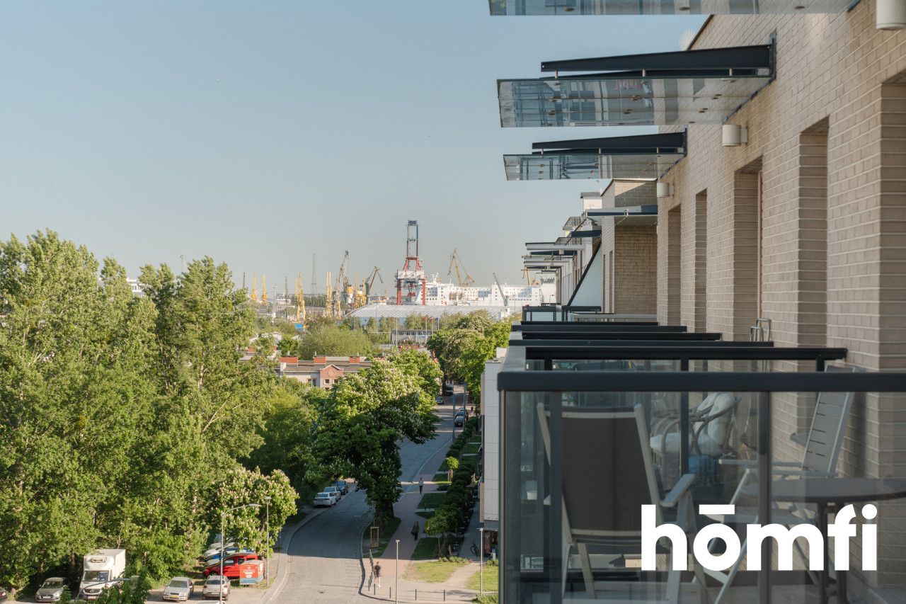 Stylish 2-room apartment with balcony and parking - Letnica - Apartment - Rent - Gdańsk, Letnica