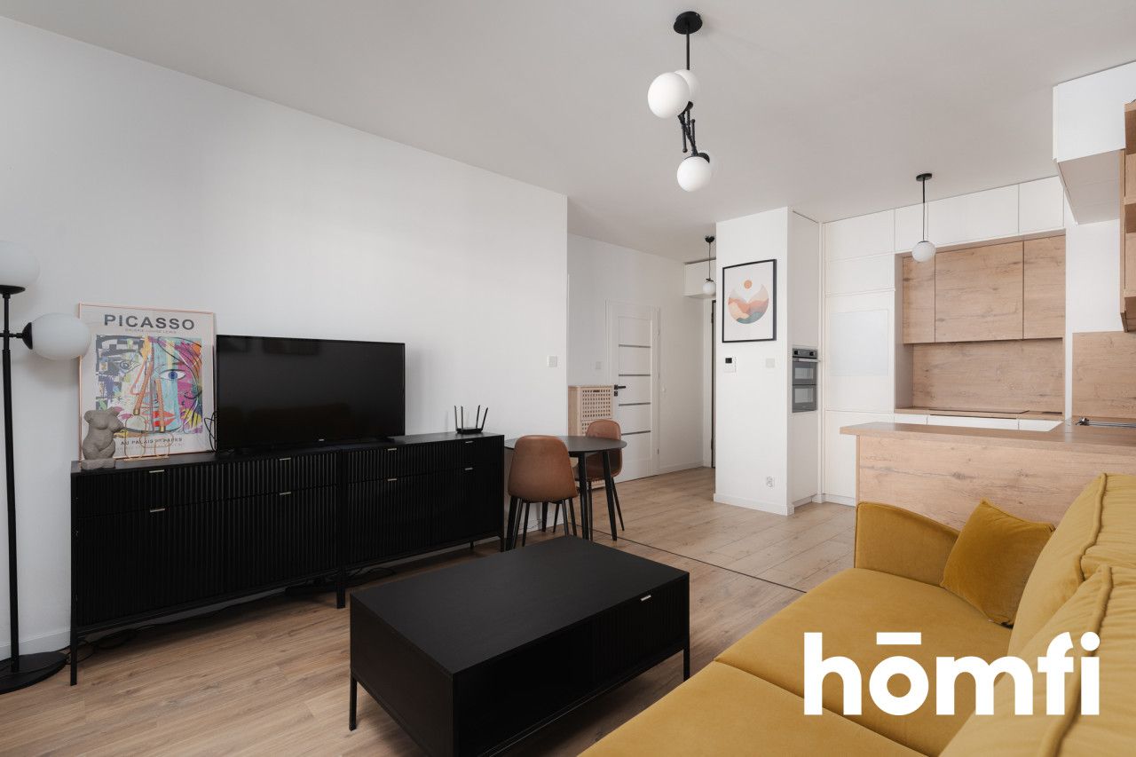 Stylish 2-room apartment with balcony and parking - Letnica - Apartment - Rent - Gdańsk, Letnica