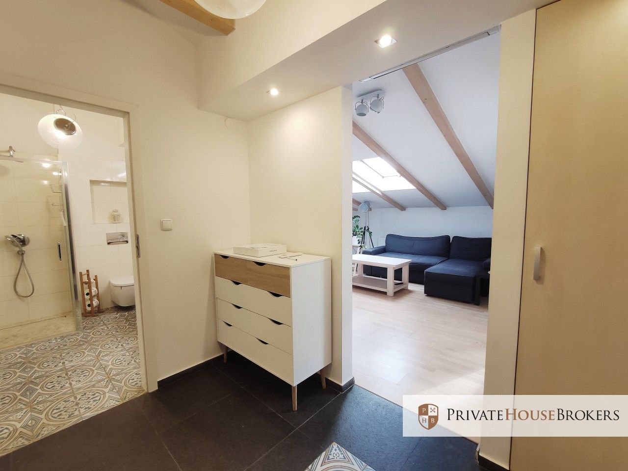 Cozy one-bedroom apartment with AC in Kazimierz at Bocheńska st.-40m2 - Apartment - Rent - Kraków, Śródmieście / Kazimierz