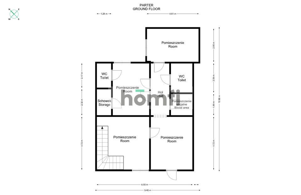 LARGE COMMERCIAL PROPERTY IN THE TOWN CENTER - Commercial premises - Rent - Radom, Miasto Kazimierzowskie