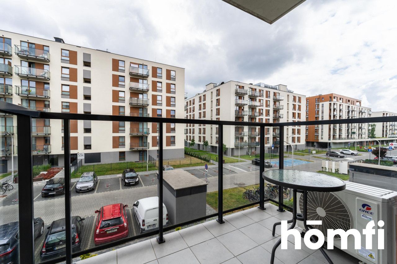 Klimatyzowane studio z balkonem na wynajem (ul. Wrocławska) - Mieszkanie - Wynajem - Kraków, Krowodrza