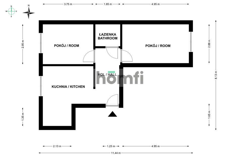 2 POKOJOWE Z OSOBNĄ KUCHNIĄ/ OS. CENTRUM B/ PLAC CENTRALNY - Mieszkanie - Wynajem - Kraków, Nowa Huta