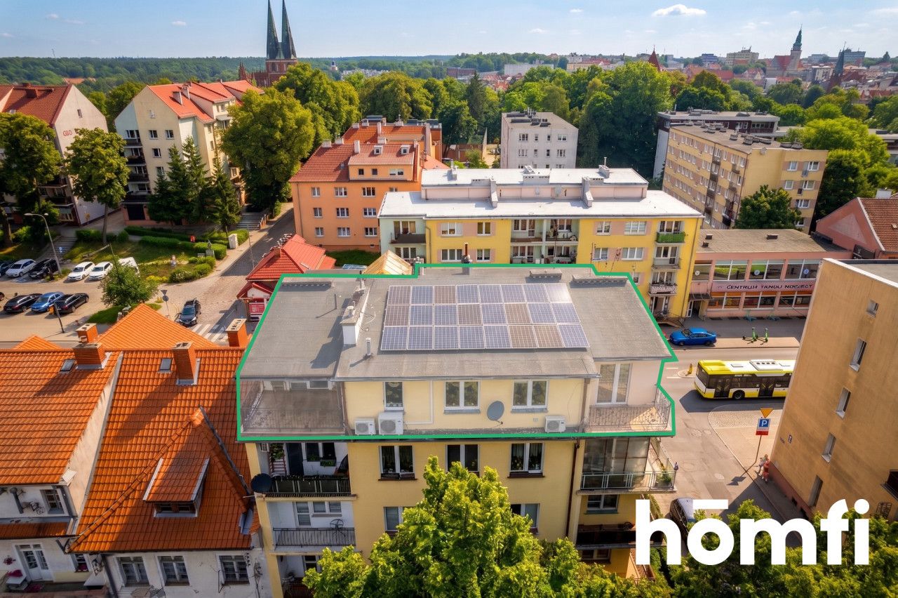 Penthouse with photovoltaics and a glass ceiling - Apartment - Sale - Olsztyn, Grunwaldzkie