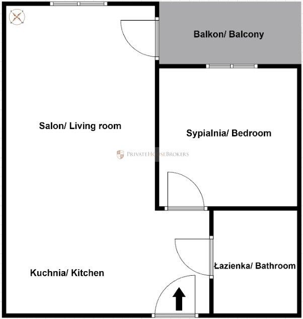 Przytulne mieszkanie 36,5m2 Kapelanka - Mieszkanie - Wynajem - Kraków, Podgórze / Dębniki