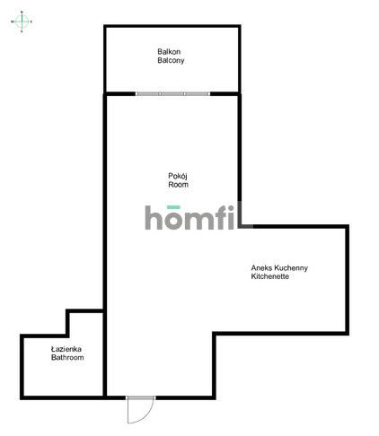 PRZESTRONNA KAWALERKA W APARTAMENTOWCU - Mieszkanie - Sprzedaż - Radom, Zamłynie