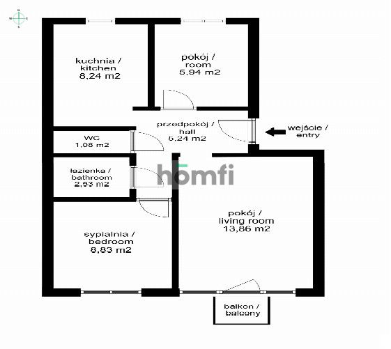 3-Rroom apartment with separate kitchen and balcony in a well-connected area of Kraków - Apartment - Sale - Kraków, Śródmieście / Prądnik Czerwony