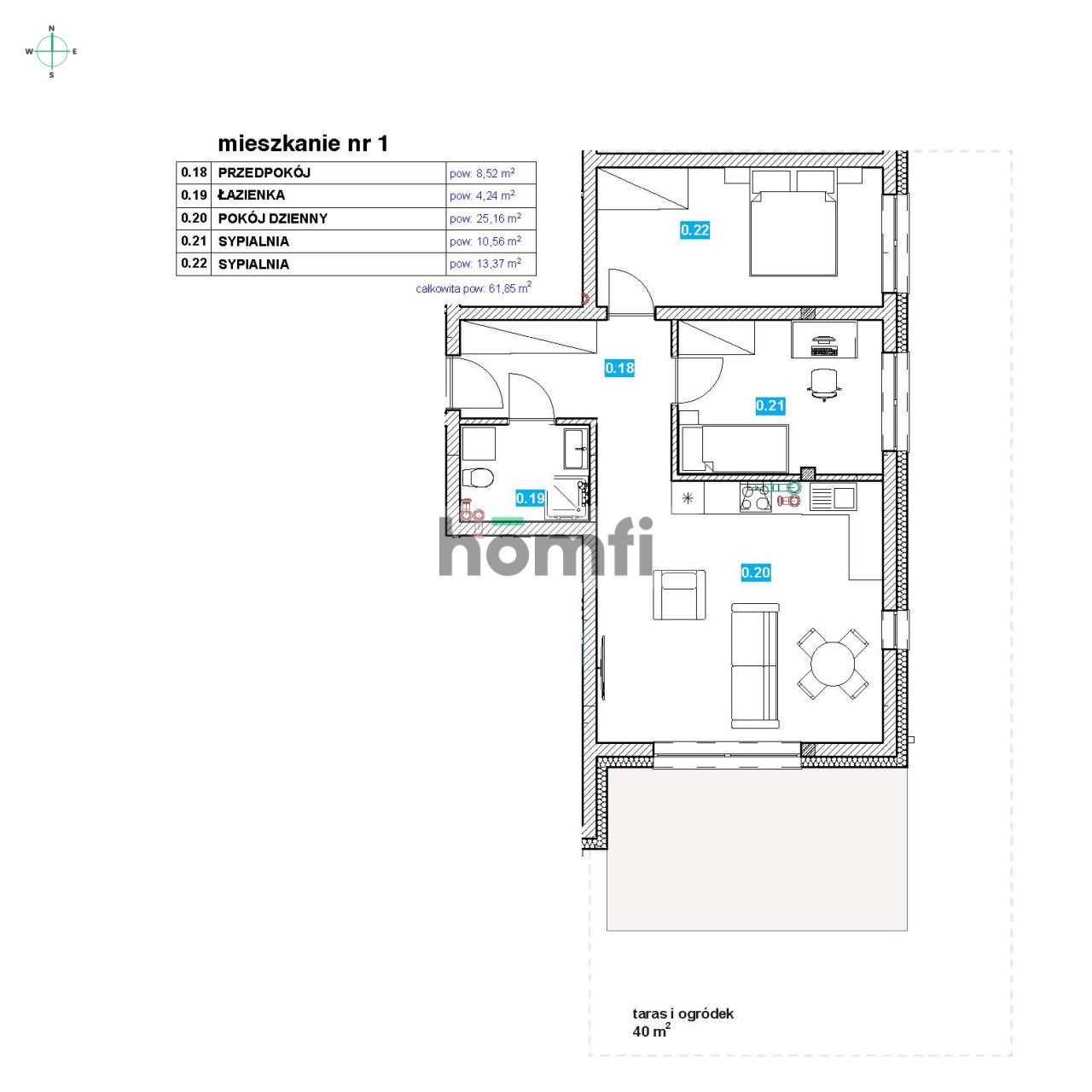 3-ROOM APARTMENT WITH A GARDEN | OLSZÓWKA - Apartment - Sale - Bielsko-Biała, Olszówka Dolna