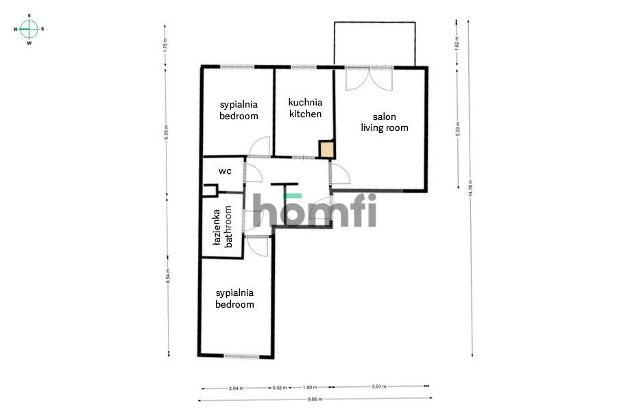 3 pokoje | klimatyzacja | balkon | garaż | Ursus - Mieszkanie - Wynajem - Warszawa, Ursus / Szamoty