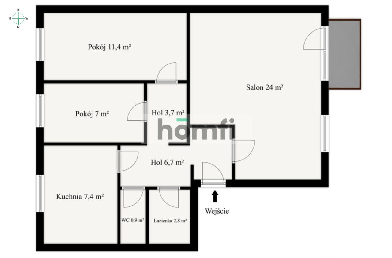 Excellent Investment Opportunity | 3 Rooms | Balcony | 64 m² - Apartment - Sale - Rzeszów, Nowe Miasto